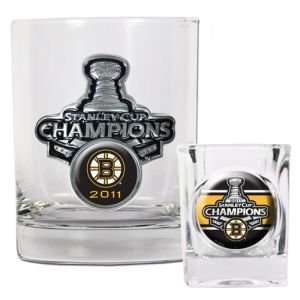   2011 Stanley Cup Champions Rocks And Shot Glass