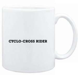  Mug White  Cyclo Cross Rider SIMPLE / BASIC  Sports 