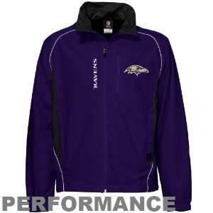   Ravens Purple Safety Blitz Performance Jacket: Sports & Outdoors