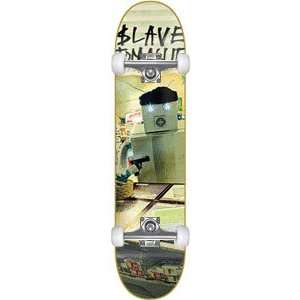  Slave Allie Robot Complete Skateboard   8.25 w/Raw Trucks 