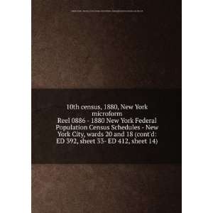    1880 New York Federal Population Census Schedules   New York City 