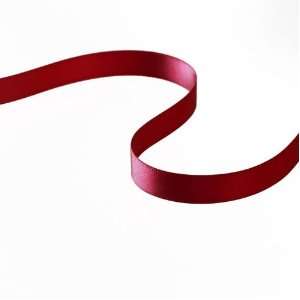  3/8 Double sided Satin Ribbon Burgundy By The Yard Arts 