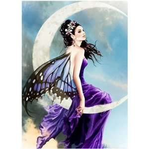  Tree Free Greeting Cards Moon Amethyst (pack of 6): Home 