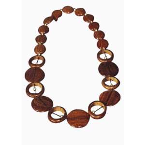  38 in. Exotic Wood Necklace   Madera Collection Style 5CX 