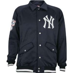  New York Yankees Front Snap Jacket: Sports & Outdoors