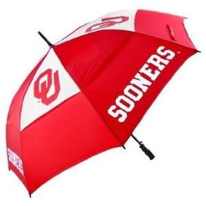  Oklahoma Sooners 62 WindSheer II Auto Open Golf Umbrella 