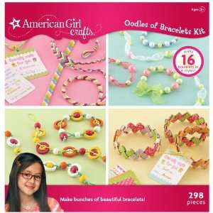  American Girl Crafts Oodles Of Bracelets Kit: Toys & Games