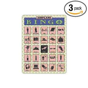 Knock Knock Bingo Fun, 12 Unique 6.5 x 8.5 Cards for Airplane Bingo 