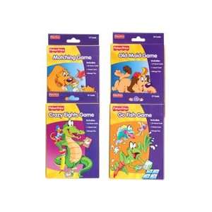  Fisher Price Card Games 4 Pack Mattel Books