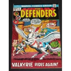  Defenders #4 Bronze Age Comic Book Valkyrie Joins Hulk 