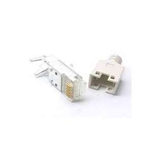  IEC RJ4508 Shielded Hooded Modular Plug for Stranded Wire 