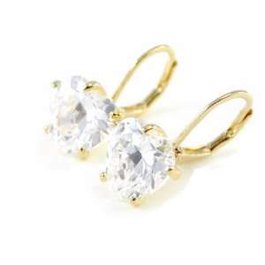  Stud plated gold Love white.: Jewelry