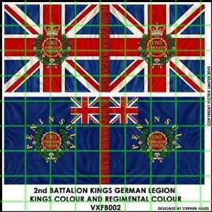  Victrix 28mm Flag Sheets 2nd Battalion Kings German 