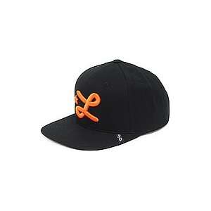  LRG CC Snap Hat (Black/Pad Orange)   Hats 2012: Sports 