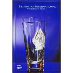  Stylish Crystal Sterling Silver Flower Vase