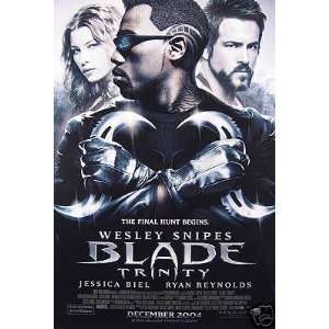  Blade Trinity Final Two Sided 27x40 Movie Poster 