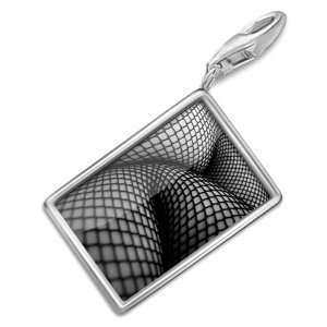 FotoCharms Sexy legs pantyhose   Charm with Lobster Clasp For Charms 