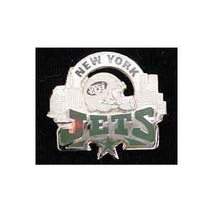  New York Jets Gossy Team Pin (2x): Sports & Outdoors