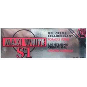  MAXI WHITE S1 Lightening Cream Gel Strong Formula 1oz/30ml 
