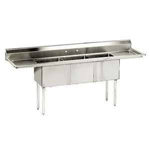   18 Three Compartment Stainless Steel Commercial Sink: Home Improvement