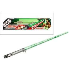  Star Wars 30th Anniversary Jedi Green Force Action Lightsaber 