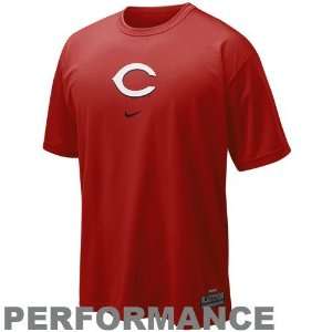  Cincinnati Reds Dri Fit Logo T Shirt By Nike: Sports 