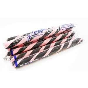 Blackberry Pink & Black Old Fashioned Hard Candy Sticks 10 Count 