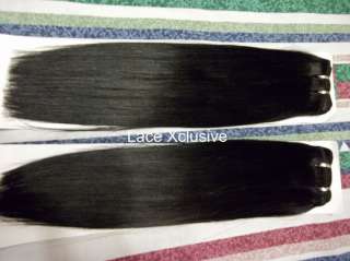 VIRGIN INDIAN REMY HAIR WEFT 200GRAMS Straight TWO packs Free Shipping 