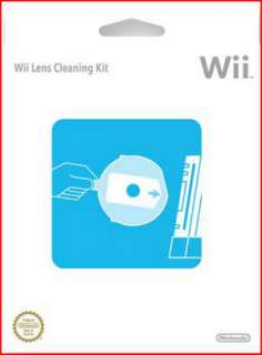 Wii Lens Cleaning Kit =includes fluid+pads=nintendo NEW  