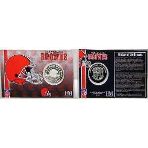  Cleveland Browns Team History Coin Card: Sports & Outdoors