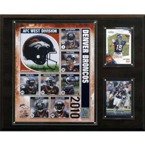  NFL Denver Broncos 2010 Team Plaque