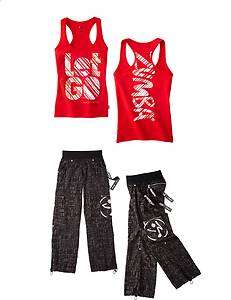 Zumba Outfit Cargo Pants and Tank S , M , L , XL , XXL  