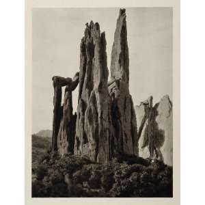  1927 Garden of the Gods Hogback Rock Formation Colorado 