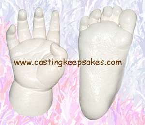 With this Party Pack you can create up to 16 infant castings of hands 