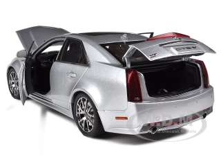   18 scale diecast car model of 2009 Cadillac CTS V Silver by Kyosho