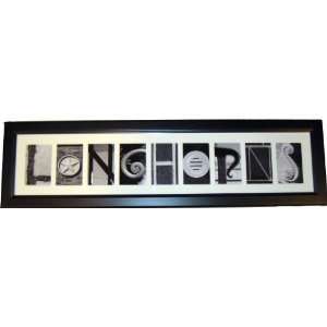  Longhorns Framed Art 