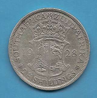SOUTH AFRICA 2 ½ SHILLING 1928 SILVER,SCARCE,HIGH VALUE  