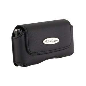  Mobile Glove Luxus Black medium leather horizontal case 