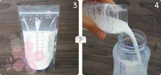 30 x Sterilised Breast Milk Storage Freezer Bags 200ML  