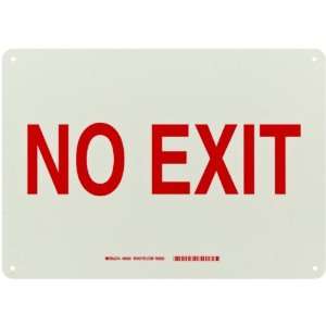   Exit And Directional Sign, Legend No Exit  Industrial