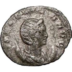   253AD Rare Ancient Silver Roman Coin Deified modesty 