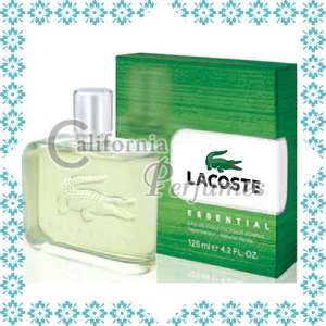 ESSENTIAL by Lacoste 4.2 oz EDT Cologne Men Tester 737052483252  