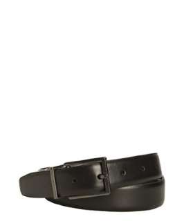 Calvin Klein black and brown smooth leather reversible belt   