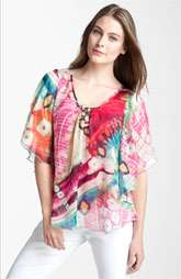 Karen Kane Angel Sleeve Sheer Silk Blouse Was $118.00 Now $78.90 33% 