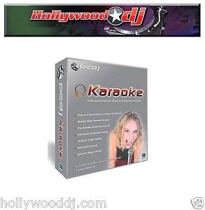 PCDJ Karaoke Software Professional Karaoke Player and Plug In  