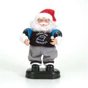   Panthers Animated Rock & Roll Santa Claus Figure: Home & Kitchen