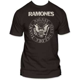 Ramones Distress Vintage Presidential Seal Men T shirt  