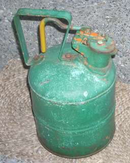Vintage Justrite Safety Gas Can  