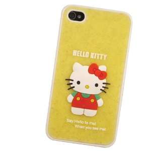  For Iphone 4 & Iphone 4s Luminous Cute 3d Real Hello Kitty 