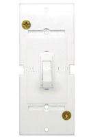 Wirecon White Self Contained Rocker Wall Switch  